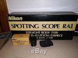 Nikon Spotting Scope RAII Straight Body Type With Tri-Pod Sima Model STV-58K