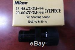 Nikon spotting Scope RAll 15-45 X zoom eyepiece