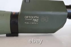 Optolyth TBG 80 Spotting Scope 20-60 x 80/65 2nd Gen HD Fluorite Lens TESTED
