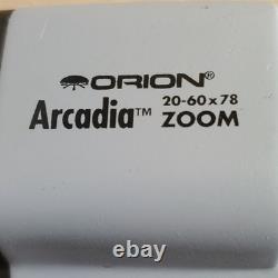 Orion Arcadia Zoom 20-60x78mm Angled Spotting Scope, Gray/Black