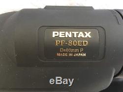 Pentax PF 80ED 80mm Spotting Scope with 20x to 60x Zoom 18-24mm Eyepiece