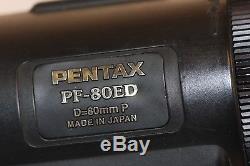 Pentax PF 80ED 80mm Spotting Scope with 20x to 60x Zoom Eyeoiece
