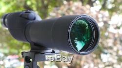 Pentax PF-80ED direct view spotting scope with Pentax 20 60x zoom eye-piece