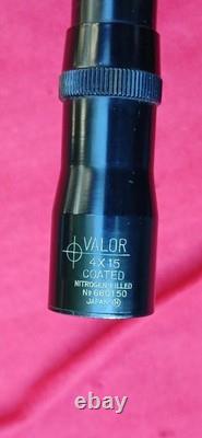 QTY 2 SCOPES Bushnell Sharpshooter 3-9x40 withWinchester 1894 mount, VALOR 4x15 $$