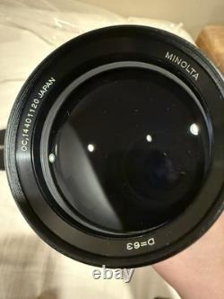 RARE Vintage 90s Open Box MINOLTA Spotting Scope Lens See Original Receipt