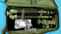 Rare Military Leupod Golden Ring Spotting Scope With Manfrotto Tripod And Trimbl
