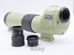 Read! Exc+3 Nikon D=60 P Fieldscope Spotting Scope with 40x 20x From JAPAN