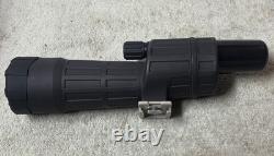 Redfield Regal IV Black Rubber 60mm 20-45x Zoom with 2 tripods and Case