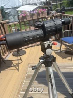 Redfield Regal IV Black Rubber 60mm 20-45x Zoom with 2 tripods and Case