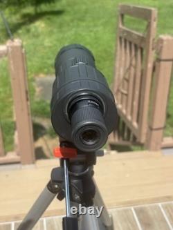 Redfield Regal IV Black Rubber 60mm 20-45x Zoom with 2 tripods and Case