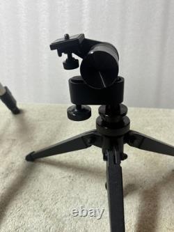 Redfield Regal IV Black Rubber 60mm 20-45x Zoom with 2 tripods and Case
