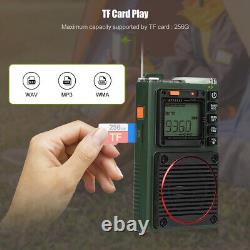 Retekess V115 Portable Digital FM/AM Radio Ham Radio TR111 Full Range SOS Alarm