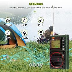 Retekess V115 Portable Digital FM/AM Radio Ham Radio TR111 Full Range SOS Alarm