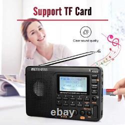 Retekess V115 Portable Digital FM/AM Radio Ham Radio TR111 Full Range SOS Alarm