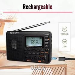 Retekess V115 Portable Digital FM/AM Radio Ham Radio TR111 Full Range SOS Alarm