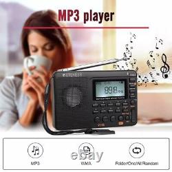 Retekess V115 Portable Digital FM/AM Radio Ham Radio TR111 Full Range SOS Alarm