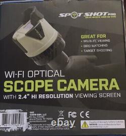 SME WiFi Spotting Scope Camera Tilting LCD Screen with Hood