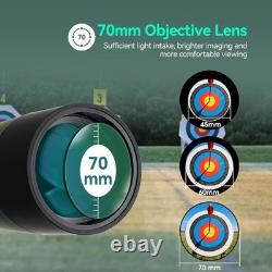 SV28 Spotting Scope, Angled 25-75x70 with Tripod for Target Shooting