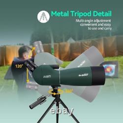 SV28 Spotting Scope, Angled 25-75x70 with Tripod for Target Shooting