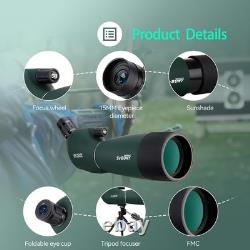 SV28 Spotting Scope, Angled 25-75x70 with Tripod for Target Shooting