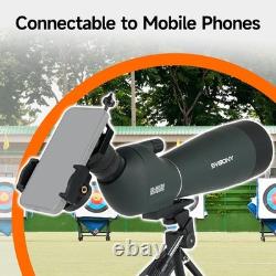 SV28 Spotting Scopes with Tripod, Angled 25-75x70mm Spotter Scope with Phone