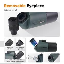 SV41Pro 80mm Mak Spotting Scope, Compact Spotter Scope, 28-84X Zoom Eyepiece