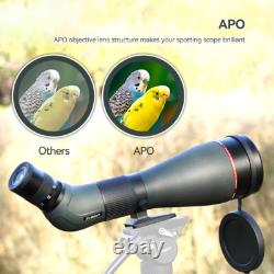 SVBONY SA401 APO Professional ED Spotting Scope 25-75X100 for Bird Watching