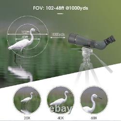 SVBONY SA405 20-60x85 ED Spotting Scope 45° + 10x42 ED Flat-field Binoculars