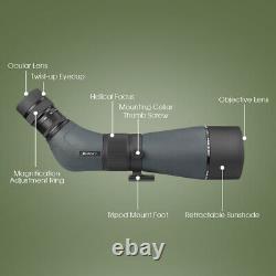 SVBONY SA405 20-60x85 ED Spotting Scope 45° + 10x42 ED Flat-field Binoculars