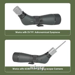 SVBONY SA405 20-60x85 ED Spotting Scope 45° + 10x42 ED Flat-field Binoculars