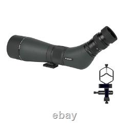 SVBONY SA405 20-60x85 ED Spotting Scope 45° + 3-Axis Smartphone Adapter Birding