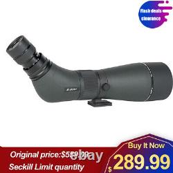 SVBONY SA405 20-60x85 ED Spotting Scope 45° Angled Best for Bird Watching