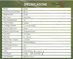 SVBONY SA405 20-60x85 ED Spotting Scope 45°Angled Best for Birding in Wetland