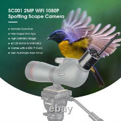 SVBONY SA405 20-60x85 ED Spotting Scope with Wifi Camera for Birding Photography