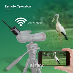 SVBONY SA405 20-60x85 ED Spotting Scope with Wifi Camera for Birding Photography