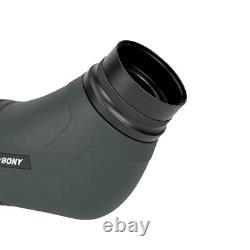 SVBONY SA405 20-60x85 HD Spotting Scope 102-48ft 45° Angled fit Birding Viewing