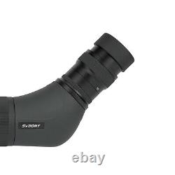 SVBONY SA405 20-60x85 HD Spotting Scope 102-48ft 45° Angled fit Birding Viewing