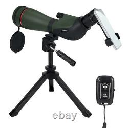 SVBONY SA412 20-60x80mm Spotting Scopes for Target Shooting and Hunting