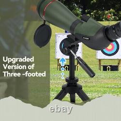 SVBONY SA412 20-60x80mm Spotting Scopes for Target Shooting and Hunting