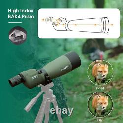 SVBONY SV17 Straight Spotting Scopes 25-75x70mm IP65 FMC BaK4 Target Shooting