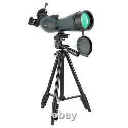 SVBONY SV19 20-60x80mm Spotting Scope + 54 photography tripod + Phone adapter