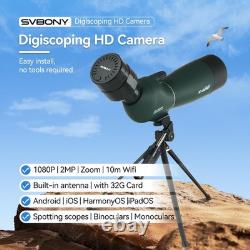 SVBONY SV28 70mm Spotting Scope with SC002 WiFi Camera, for Target Shooting SVBONY SV28 70mm Spotting Scope with SC002 WiFi Camera, for Target Shooting