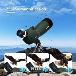 SVBONY SV28 70mm Spotting Scope with SC002 WiFi Camera, for Target Shooting