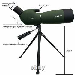 SVBONY SV28 Spotting Scopes 25-75x70 45° Angled telescopes+Tripod+Phone Adapter