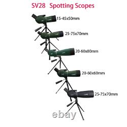 SVBONY SV28 Spotting scopes 15-45x50/20-60X60/25-75x70/20-60x80mmTabletop Tripod