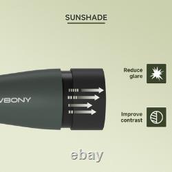 SVBONY SV28A Spotting Scope 25-75X100 + SC002 WIFI Camera for Birdwatching