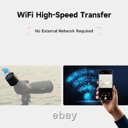 SVBONY SV28A Spotting Scope 25-75X100 + SC002 WIFI Camera for Birdwatching