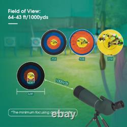 SVBONY SV28PLUS 25-75x70mm Spotting Scope With Phone Adapter for Bird Watching