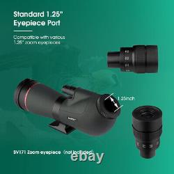 SVBONY SV406P ED Spotting Scope 16-48x65 dual focus + Table Tripod Bird watching