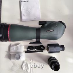 SVBONY SV406P Spotting Scope 20-60x80 ED Lenses with SC001 WiFi Camera